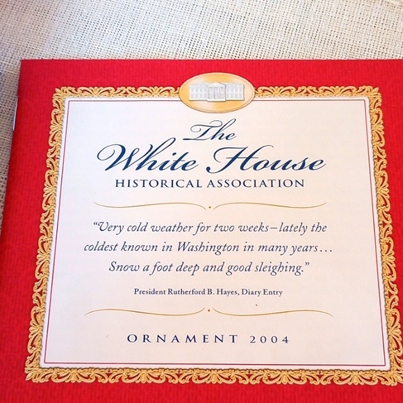 2004 White House Historical Assoc. Christmas Ornament 🎄 New in Box - Picture 4 of 11